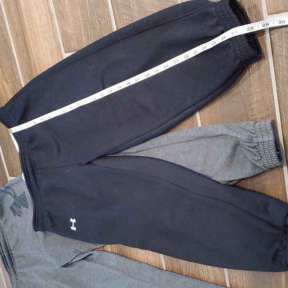 Under Armour Grey & Black Sweat Joggers Set S XS - Picture 5 of 10
